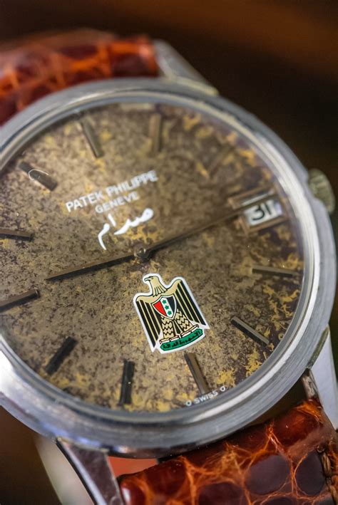 saddam hussein patek philippe watch